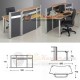 Meja Kantor Modera MRFP-1118