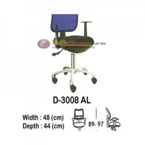 Kursi Kantor (Staff & Sekretaris) Indachi D-3008 AL