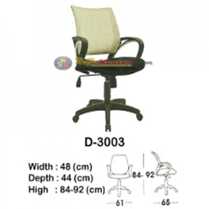 Kursi Kantor (Staff & Sekretaris) Indachi D-3003