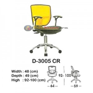 Kursi Kantor (Staff & Sekretaris) Indachi D-3005 CR