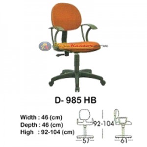 Kursi Kantor (Staff & Sekretaris) Indachi D-985 HB