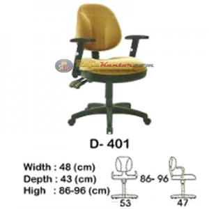 Kursi Kantor (Staff & Sekretaris) Indachi D-401
