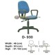 Kursi Kantor (Staff & Sekretaris) Indachi D-930