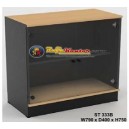 High Point One - Lemari Arsip Kaca Full + Kaki type ST-333 B