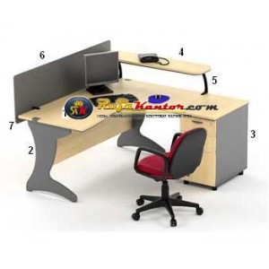 High Point Nine - Meja Kantor Oxford Workstation-1