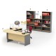 High Point Kozy Mercury - Meja Kantor Set Workstation-4