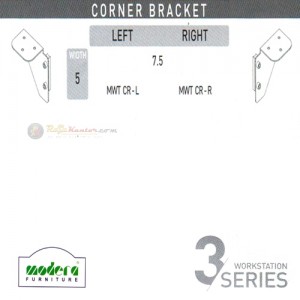 Modera 3 Workstation Series - Corner Bracket