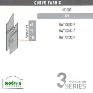 Modera 3 Workstation Series - Curve Fabric