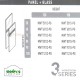 Modera 3 Workstation Series - Full Panel + Glass Part
