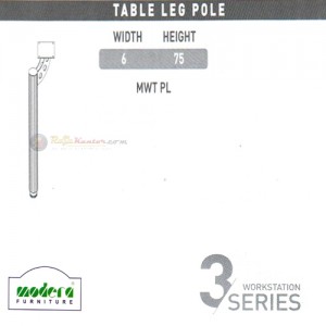 Modera 3 Workstation Series - Table Leg Pole