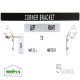 Modera 5 Workstation Series - Corner Bracket