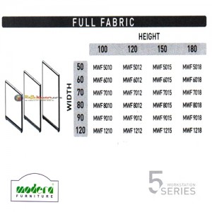 Modera 5 Workstation Series - Full Fabric