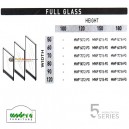 Modera 5 Workstation Series - Full Glass