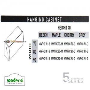 Modera 5 Workstation Series - Hanging Cabinet