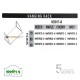Modera 5 Workstation Series - Hanging Rack