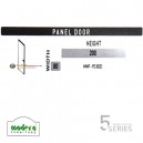 Modera 5 Workstation Series - Panel Door