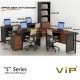 Vip S Series Office Desk With Drawer Set