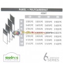 Modera 6 Workstation Series Panel + Polycarbonat