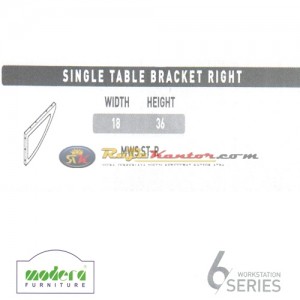Modera 6 Workstation Series Single Table Bracket Right