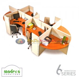 Modera 6 Workstation Series 4 Set Orang-3