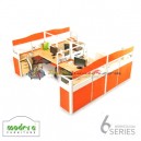 Modera 6 Workstation Series 4 Set Orange