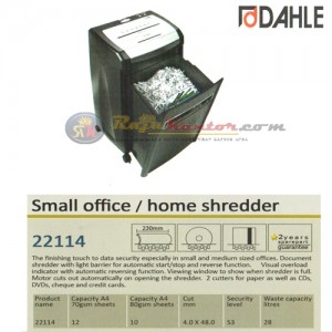 Mesin Penghancur Kertas Dahle 22114