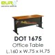 Meja Kantor Euro - Dot 1675