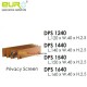Privacy Screen Euro - DPS 1240