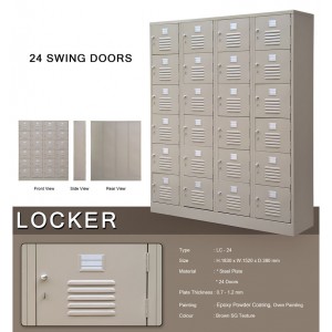 Locker Besi Alba Tanpa Kaki LC 24