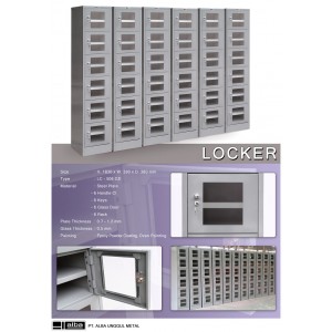 Locker Besi Alba Tanpa Kaki LC 506 GD