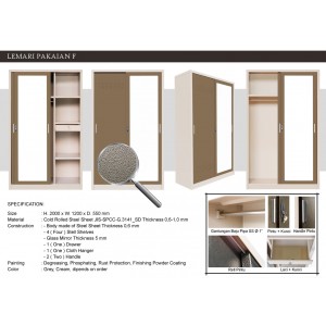 Lemari Pakaian Alba F