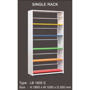 Rak Buku Besi Alba LB 1805 S