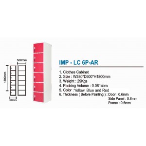 Locker Importa IMP-LC 6P AR