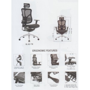 Kursi Kantor Ergotec GL 921 TR