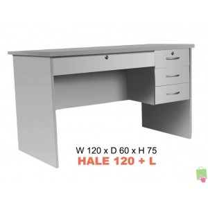 Meja Kantor CARRERA HALE 120 + L