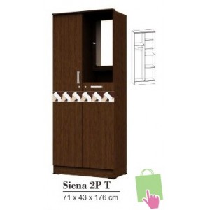Lemari Pakaian Osiki Siena 2P T