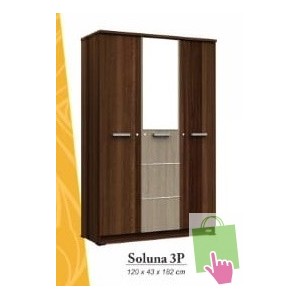 Lemari Pakaian Osiki Soluna 3P