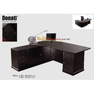 Meja Kantor Donati Meja L type DT - 1 (Melamic Series)