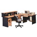 Meja Kantor Uno Classic Series Warna Beech