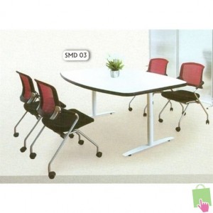 Meja meeting kantor Aditech SMD 03 (180cm)