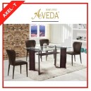 MEJA MAKAN AVEDA AXEL R DARK BROWN