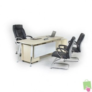 Meja kantor Direktur Aditech FR 03 +Laci Dorong