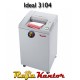 Mesin Penghancur Kertas Ideal 3104
