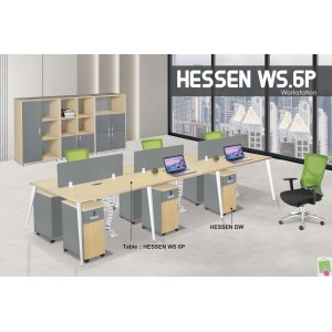 Meja Kantor Donati Hessen WS 6P
