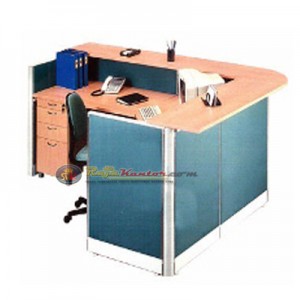 Partisi Kantor Uno Exclusive Receptionist Configuration