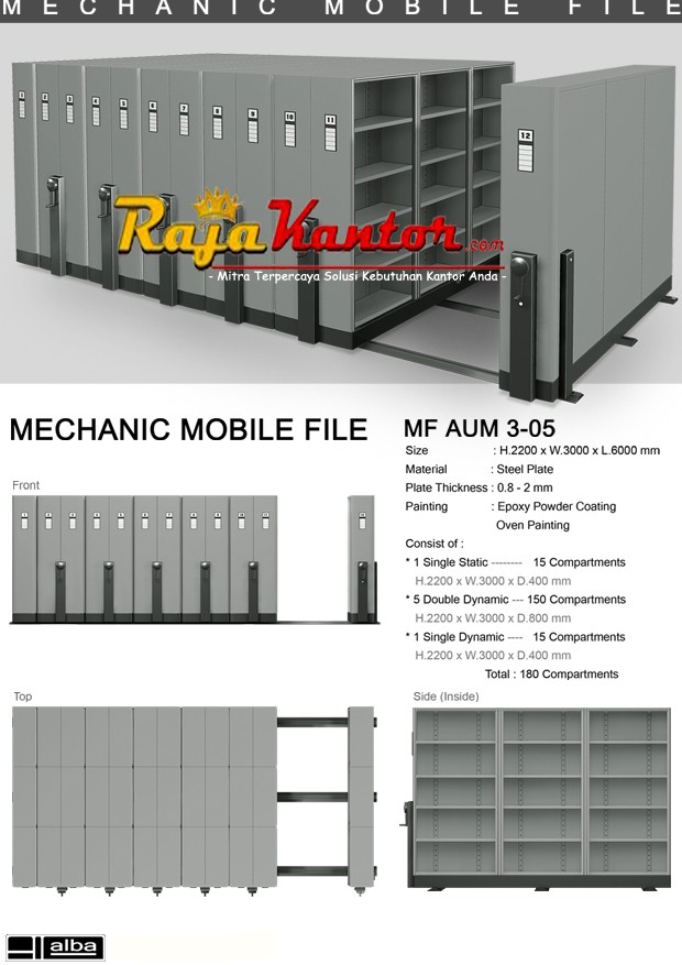 Mobile File Mekanik Alba MF AUM 3-05 B