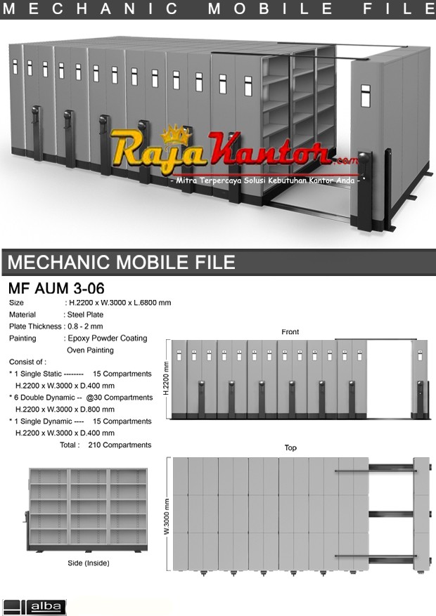Mobile File Mekanik Alba MF AUM 3-06 B