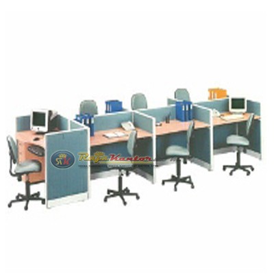 Partisi Kantor Uno Exclusive 7 Staff Configuration
