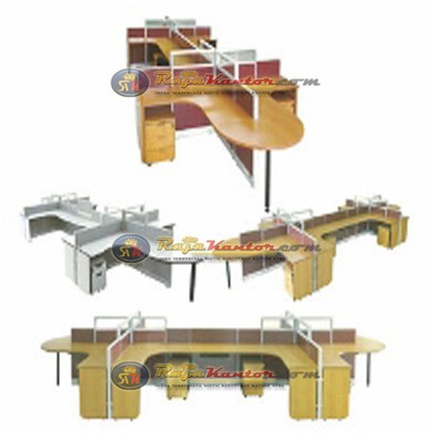 Partisi Kantor Uno Premium Series Configuration 4