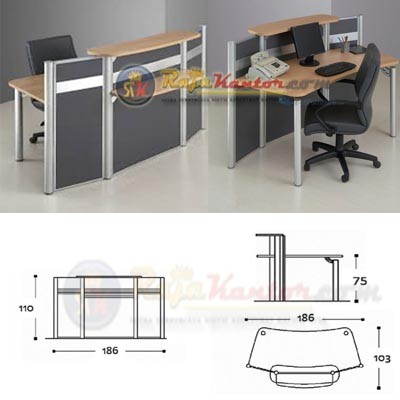 Meja Kantor Modera MRFP-1118